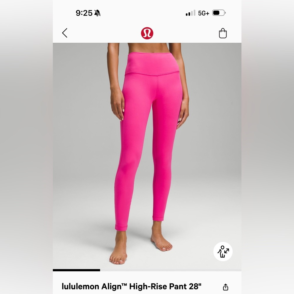 COPY - Lululemon Aligh High Rise Pant 28”
